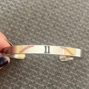 ⭐️4/$20⭐️ #11 Silver Baseball Cuff Bracelet